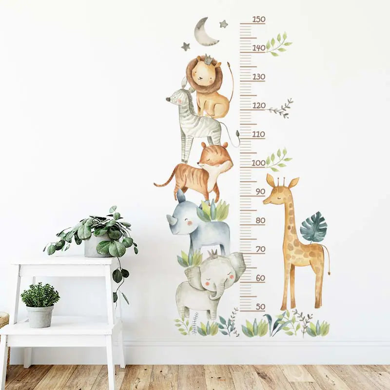 African Animal Height Chart