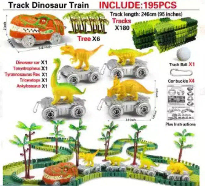 Dinosaur Climbing Track Toy